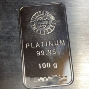 田中貴金属　プラチナインゴット100g